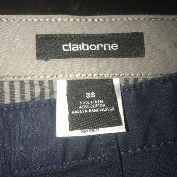 CLAIBORNE Cargo Shorts Blue Size 38 - Picture 1 of 3